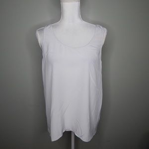 everlane women sleeveless shirt sz 10 grey